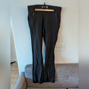 Betabrand black 6 button 2 pocket XL Long business casual dress yoga pants